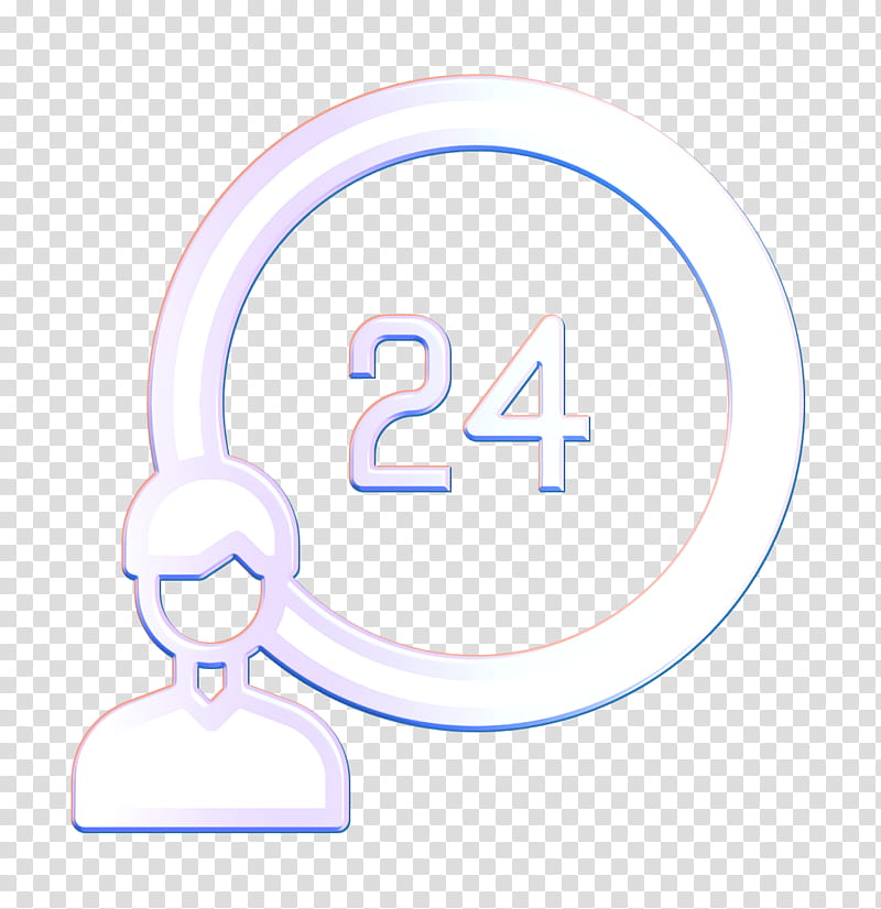 24 hours icon Help icon Contact And Message icon, Text, Logo, Symbol, Circle transparent background PNG clipart