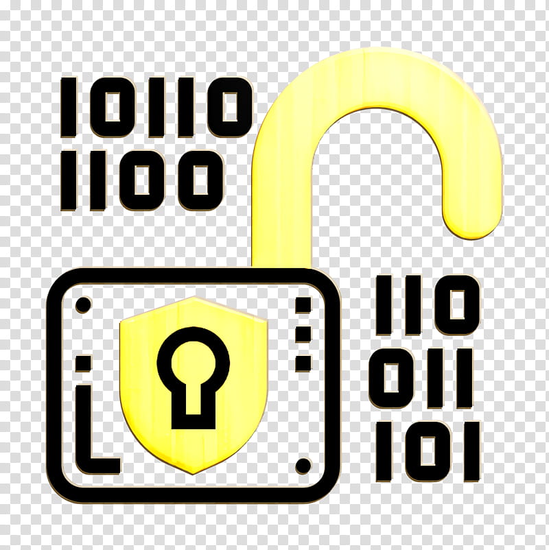 Unlock icon Online security icon Cyber Crime icon, Text, Logo, Symbol transparent background PNG clipart