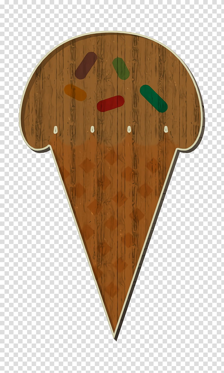 Gastronomy Set icon Ice cream icon Summer icon, Brown, Wood, Heart, Leaf, Wood Stain, Plank transparent background PNG clipart