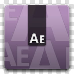 Adobe Series, After Effects icon transparent background PNG clipart