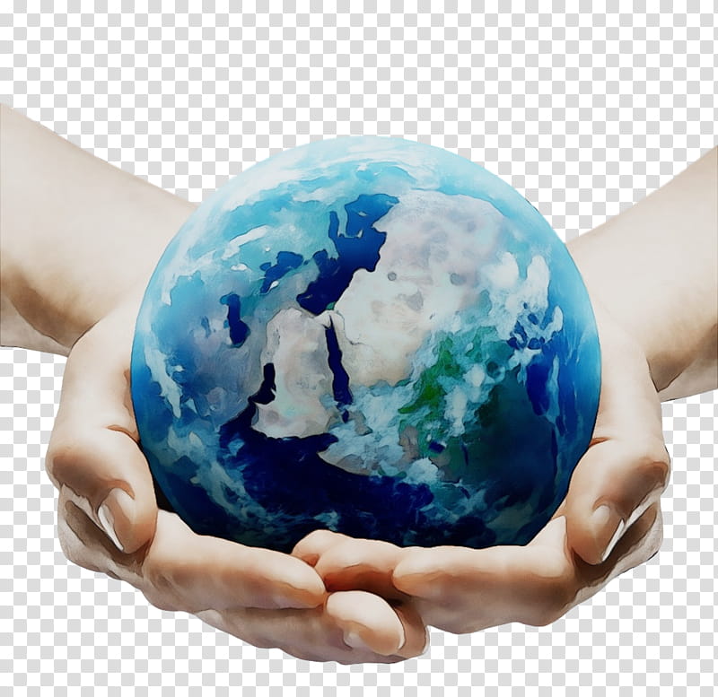 earth planet globe world hand, Earth Day, Save The World, Save The Earth, Watercolor, Paint, Wet Ink, Human, Atmosphere, Astronomical Object transparent background PNG clipart