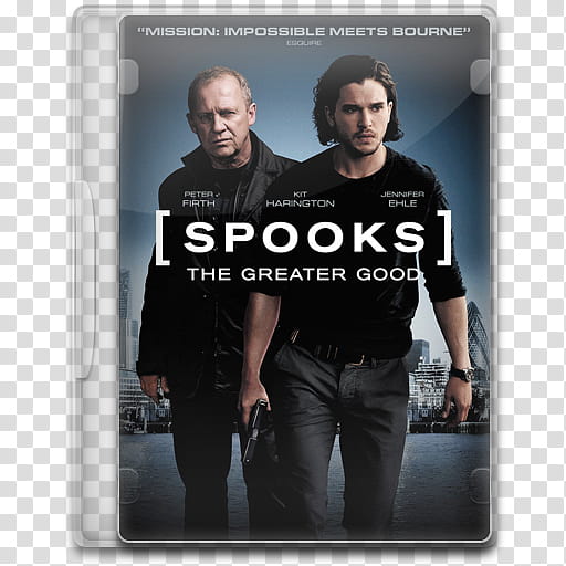 Movie Icon Mega , Spooks, The Greater Good, Spooks The Greater Good DVD case transparent background PNG clipart