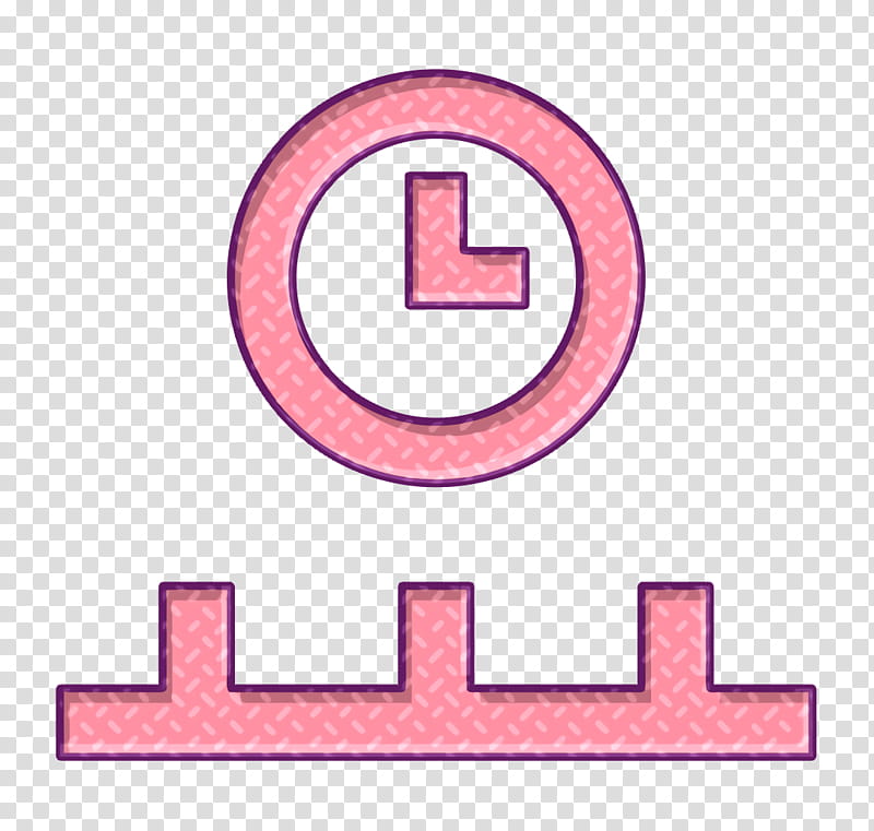 iconoteka time icon timeline icon, Pink, Logo, Symbol, Circle transparent background PNG clipart