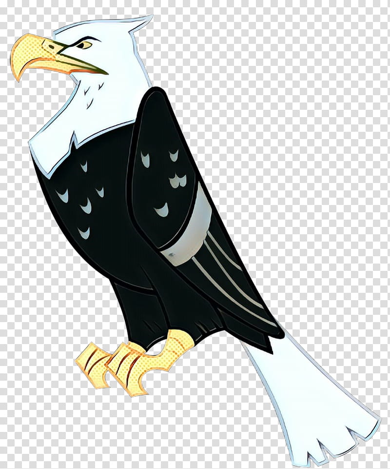 bird bald eagle eagle bird of prey beak, Pop Art, Retro, Vintage, Cartoon, Kite, Accipitridae transparent background PNG clipart