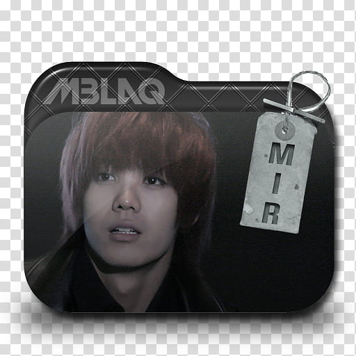 MBLAQ Mir Folder Icon ,  transparent background PNG clipart