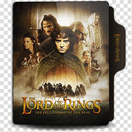 The Lord of the Rings Collection Folder Icon, The Lord of the Rings The Fellowship of the Ring transparent background PNG clipart
