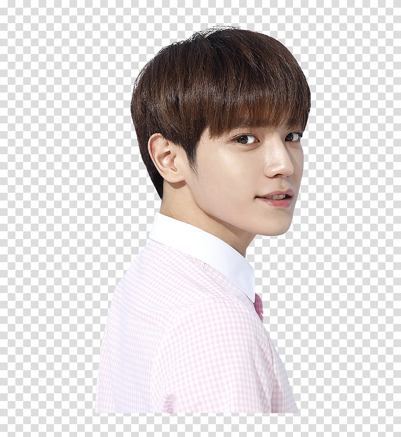 TAEYONG NCT, man tilting his head transparent background PNG clipart