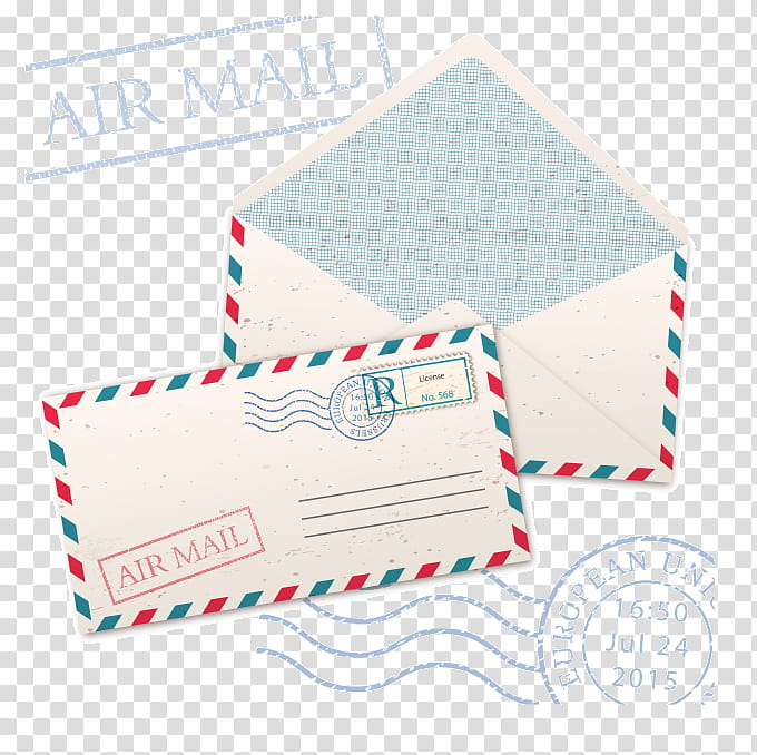 Paper, Envelope, Mail, Postage Stamps, Post Cards, Airmail Etiquette, Letter, Lettercard transparent background PNG clipart