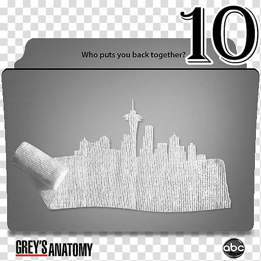 Grey Anatomy series and season folder icons, Grey's Anatomy S ( transparent background PNG clipart