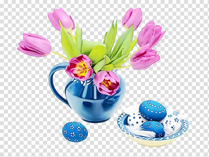 tulip flower flowerpot plant lily family, Watercolor, Paint, Wet Ink, Easter
, Cut Flowers, Crocus transparent background PNG clipart