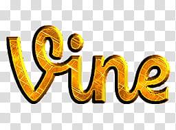 Yello Scratchet Metal Icons Part , vine-text-type-logo transparent background PNG clipart