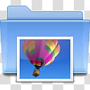 Oxygen Refit, folder-, hot air balloon folder icon transparent background PNG clipart