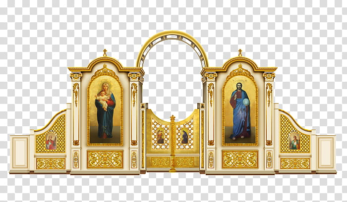 Church Icon, Iconostasis, Arch, Architecture, Eclecticism In Architecture, Icon Case, Eastern Orthodox Church, Project transparent background PNG clipart