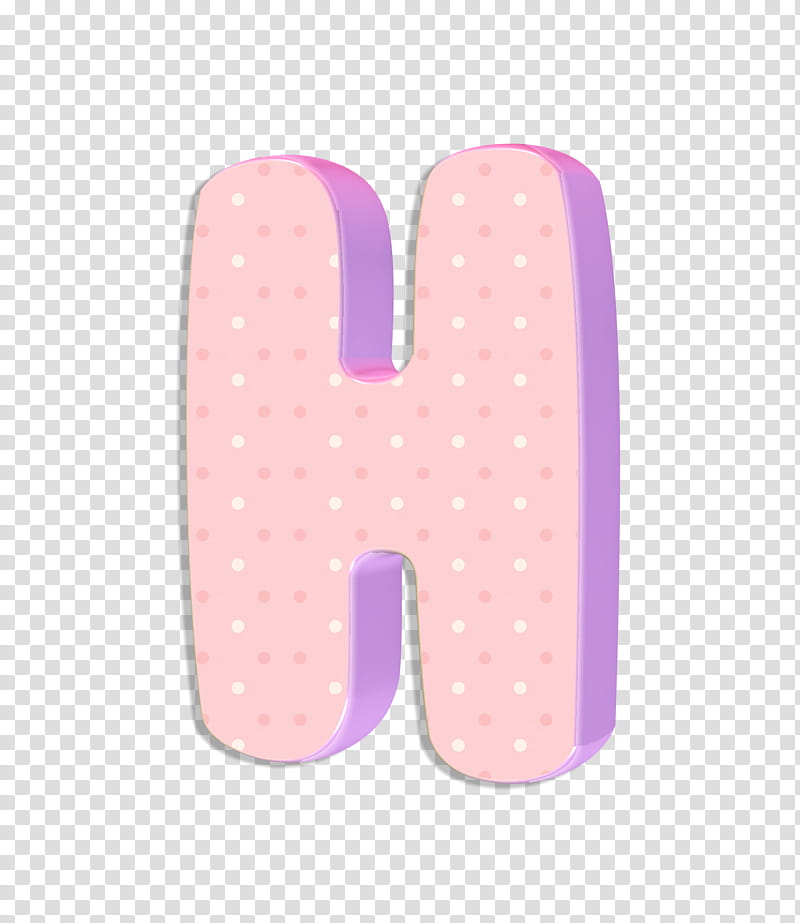 Cute Alphabet D Abecedario, pink H letter illustration transparent background PNG clipart
