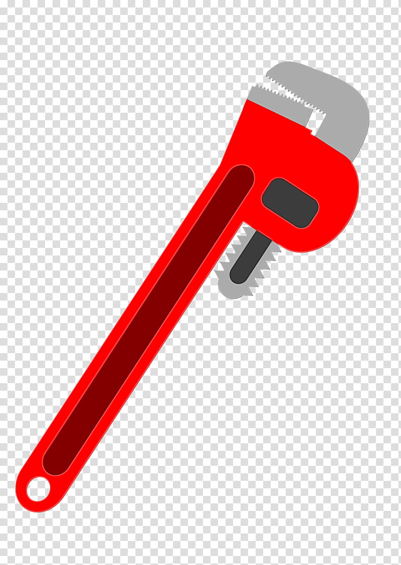 wrench tool adjustable spanner pipe wrench monkey wrench, Watercolor, Paint, Wet Ink, Hand Tool transparent background PNG clipart