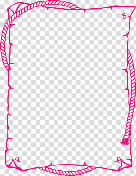 empty pink scroll with rope transparent background PNG clipart