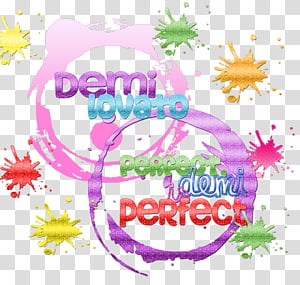 Texto de Demi Lovato transparent background PNG clipart thumbnail