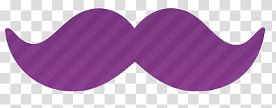 purple mustache transparent background PNG clipart