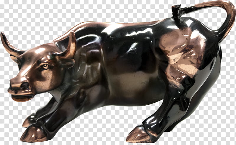 Girl, Charging Bull, Bronze, Statue, Wall Street, Sculpture, Bronze Sculpture, Cattle transparent background PNG clipart