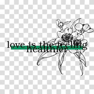 Super de recursos, love is the feeling healthier text overlay transparent background PNG clipart
