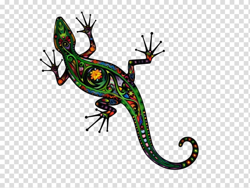 Wall Decal Lizard, Sticker, Mural, Digital Art, Gecko, Reptile, Scaled Reptile, Tail transparent background PNG clipart