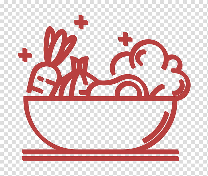 eat icon food icon healthy life icon, Organic Icon, Salad Icon, VEGETABLE ICON, Vegetarian Icon, Red, Crown, Smile transparent background PNG clipart