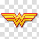 DC Comics custom icons, wonder_woman, Wonder Woman logo illustration transparent background PNG clipart