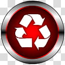 PrimaryCons Red, recycle transparent background PNG clipart