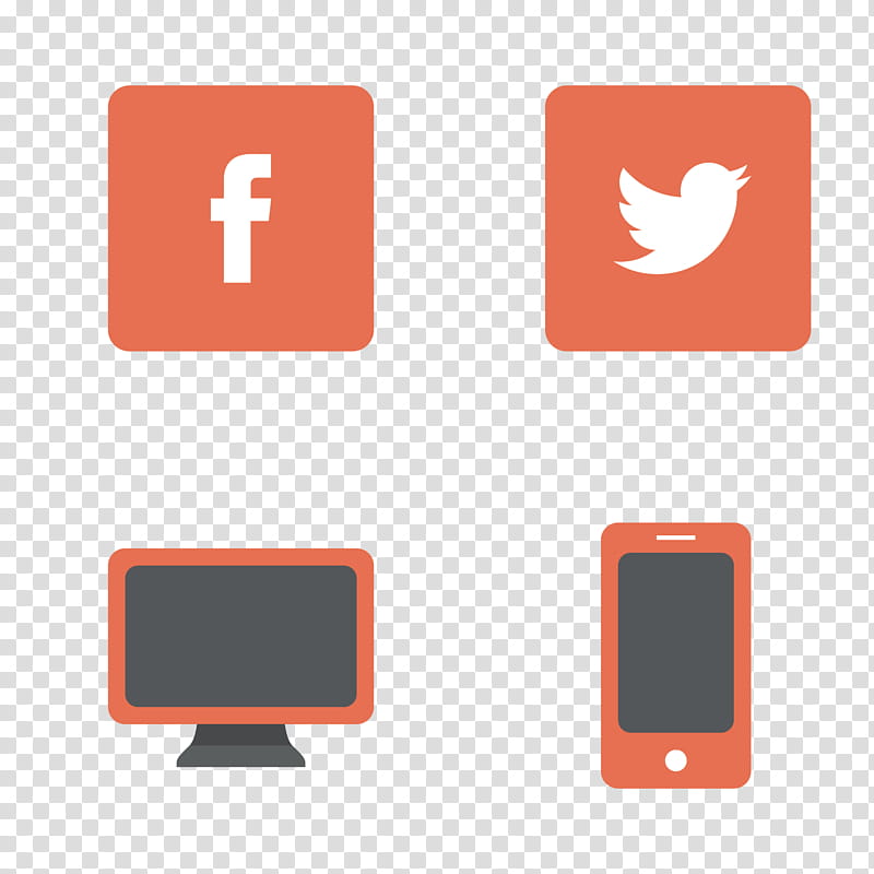 Facebook Social Media Icons, Youtube, Share Icon, Facebook Like Button, Hashtag, Orange, Text, Communication transparent background PNG clipart