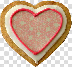 SanValentine, baked biscuit transparent background PNG clipart