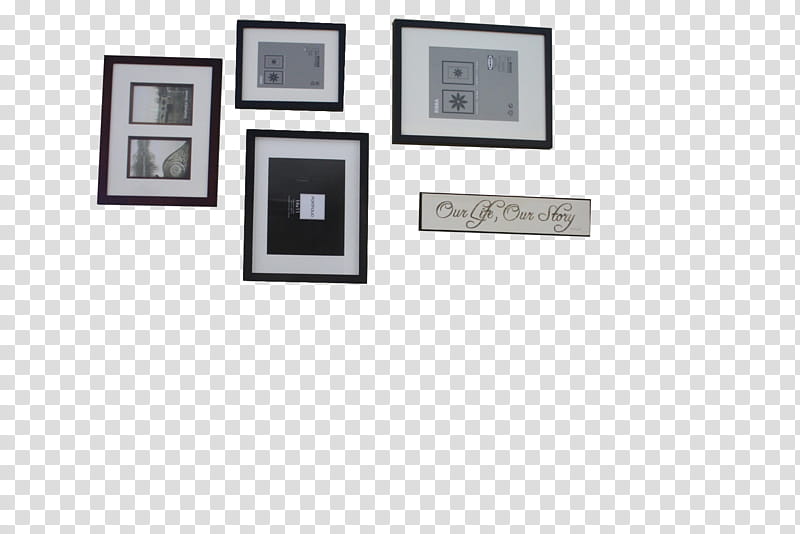 SHARE S  Watchers s, four white and black frames art transparent background PNG clipart