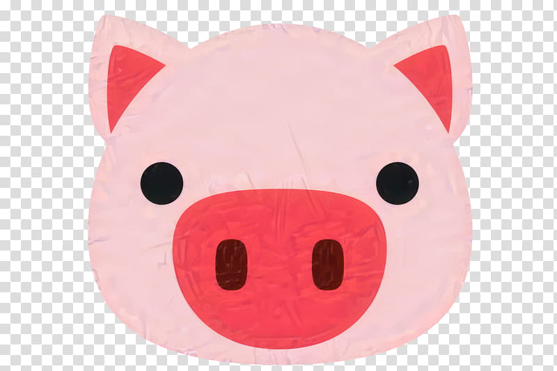 Animals, Pig, Textile, Snout, Pink, Nose, Head, Suidae transparent background PNG clipart