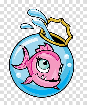 Monster High, animated pink fish transparent background PNG clipart