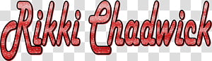 Texto Glitter Rikki transparent background PNG clipart thumbnail