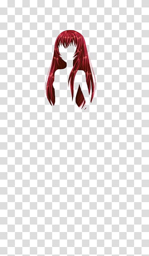 Bases Y Ropa De Sucrette Actualizado Red Anime Hair Illustration Transparent Background Png Clipart Hiclipart