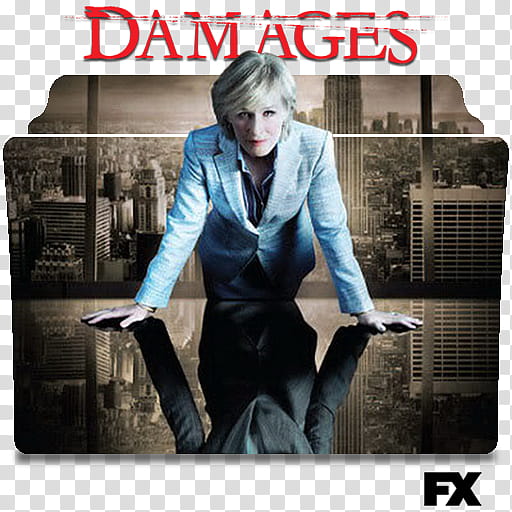 Damages series and season folder icons, Damages ( transparent background PNG clipart