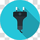 Flatjoy Circle Icons, Power Plug, electric plug transparent background PNG clipart