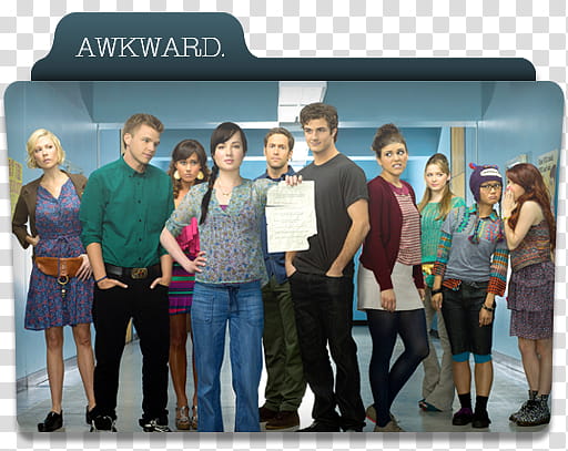 New TV Series Folders, Awkward folder icon illustration transparent background PNG clipart