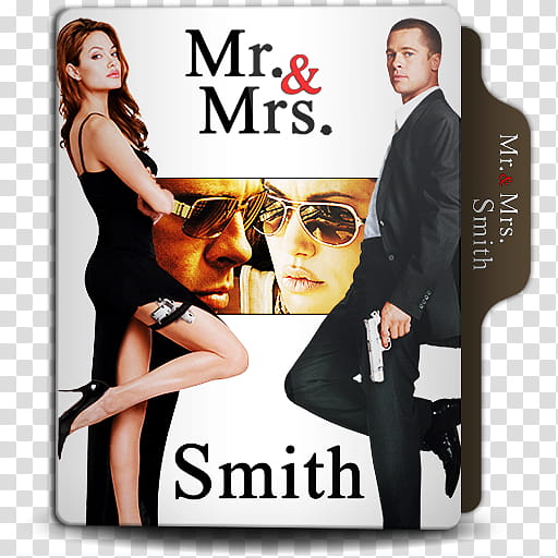 Movies  folder icon, Mr. & Mrs. Smith. () transparent background PNG clipart
