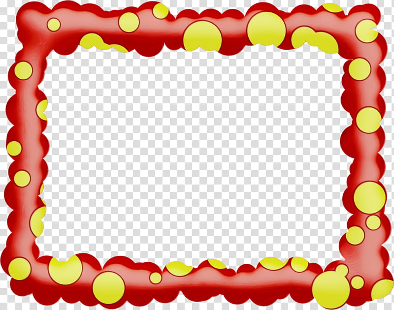 Party Background Frame, Frames, Yellow, Line, Heart, Balloon, Party Supply transparent background PNG clipart