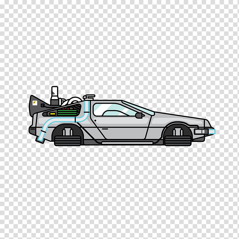 Travel Drawing, Dmc Delorean, Car, Dr Emmett Brown, Delorean Time Machine, Delorean Motor Company, Back To The Future, Time Travel transparent background PNG clipart