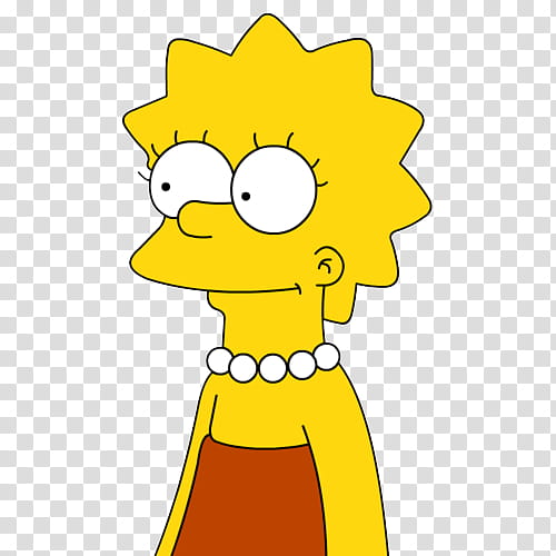 Los Simpsons, Lisa Simpson illustration transparent background PNG clipart