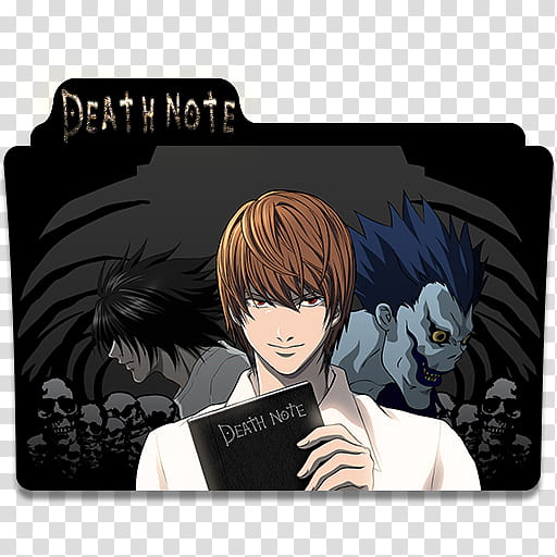 TV Shows Ultimate Folder Icon  Version , Death Note transparent background PNG clipart