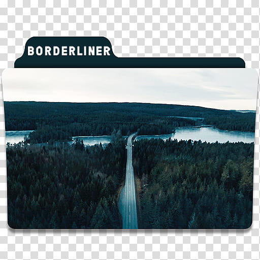 Borderliner Folder Icon, Borderliner Design  transparent background PNG clipart