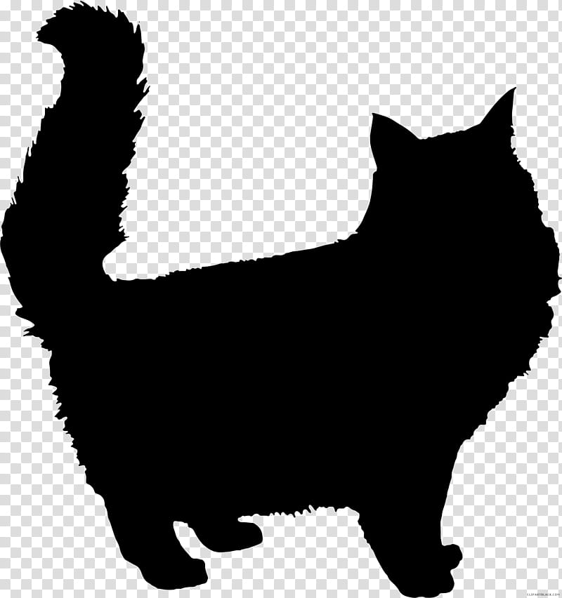Cat Silhouette, Persian Cat, Black Cat, Kitten, Domestic Longhaired Cat, Library Cat, White Cat, Small To Mediumsized Cats transparent background PNG clipart