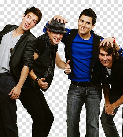 four member boy band transparent background PNG clipart