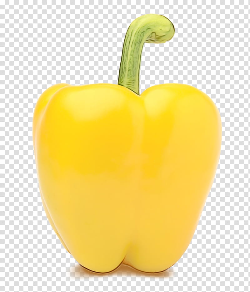 bell pepper yellow pepper yellow bell peppers and chili peppers pimiento, Watercolor, Paint, Wet Ink, Capsicum, Natural Foods, Vegetable, Plant transparent background PNG clipart