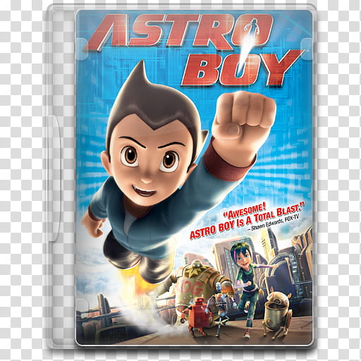 Movie Icon Mega , Astro Boy, Astro Boy CD case transparent background PNG clipart
