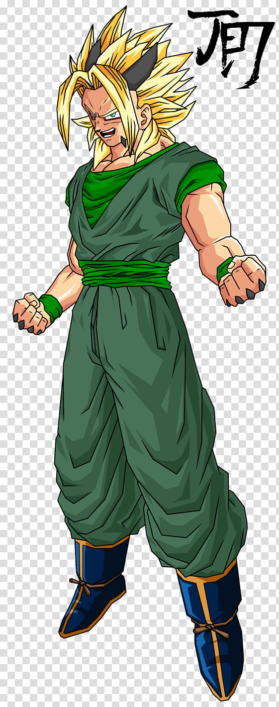 Zaiko SSJ T.A., Dragonballz character transparent background PNG clipart