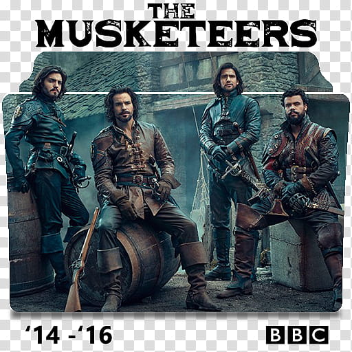 The Musketeers series and season folder icons, The Musketeers ( transparent background PNG clipart